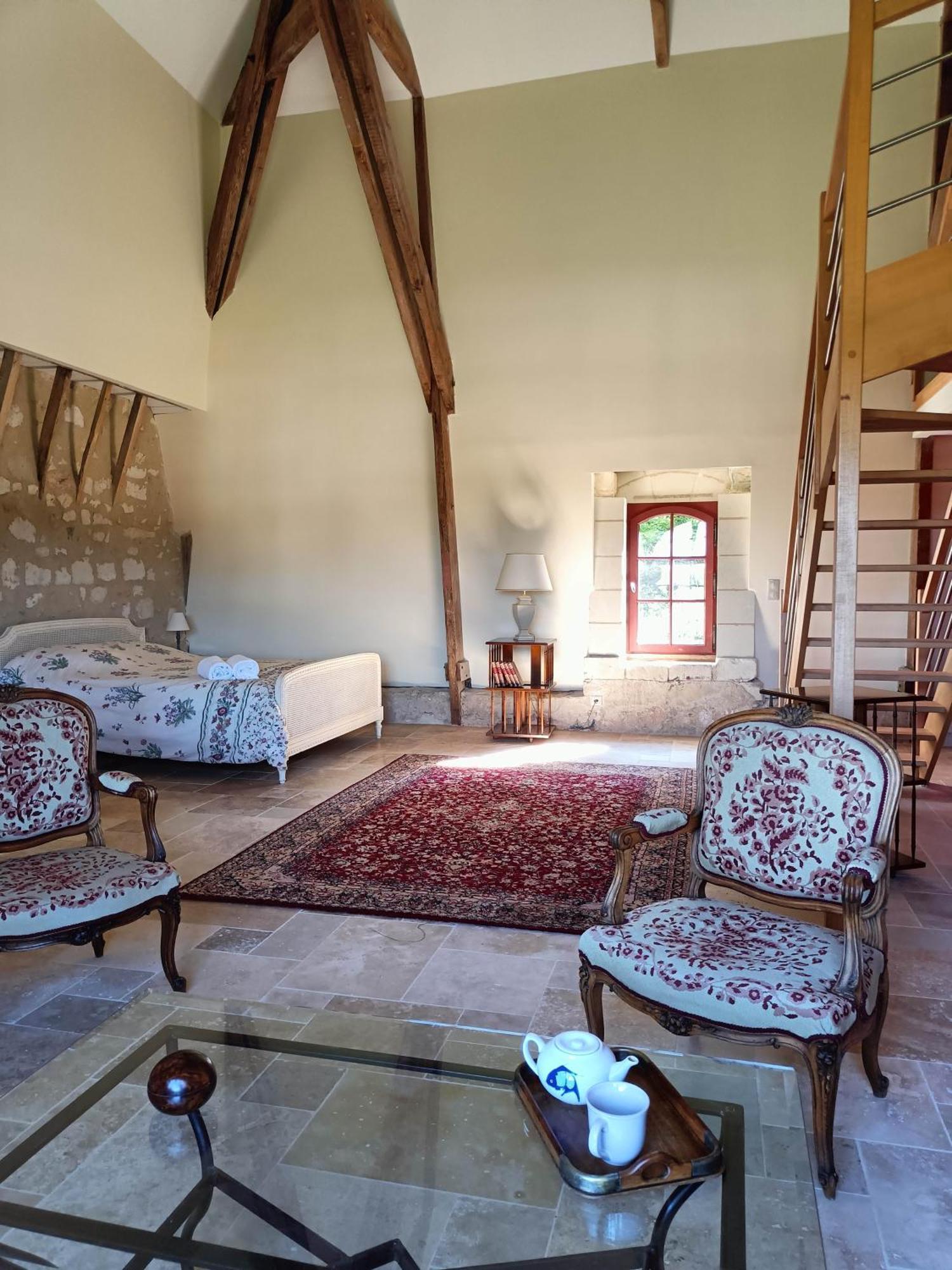 Chambres D'Hotes Au Chateau De Gizeux Kültér fotó